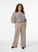 FLASH - Broek met wijde pijpen, Beige, Model image number 0