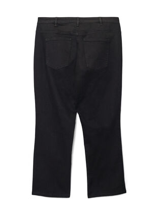 ZizziHigh-waisted Gemma jeans met een regular fit, Zwart, Packshot image number 1