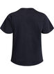 Gewassen T-shirt met bloemvormige pailletten, Grijs, Packshot image number 1