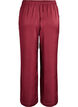 Satijnen-look broek met een high waist en wijde pijpen, Donker Bordeaux, Packshot image number 1