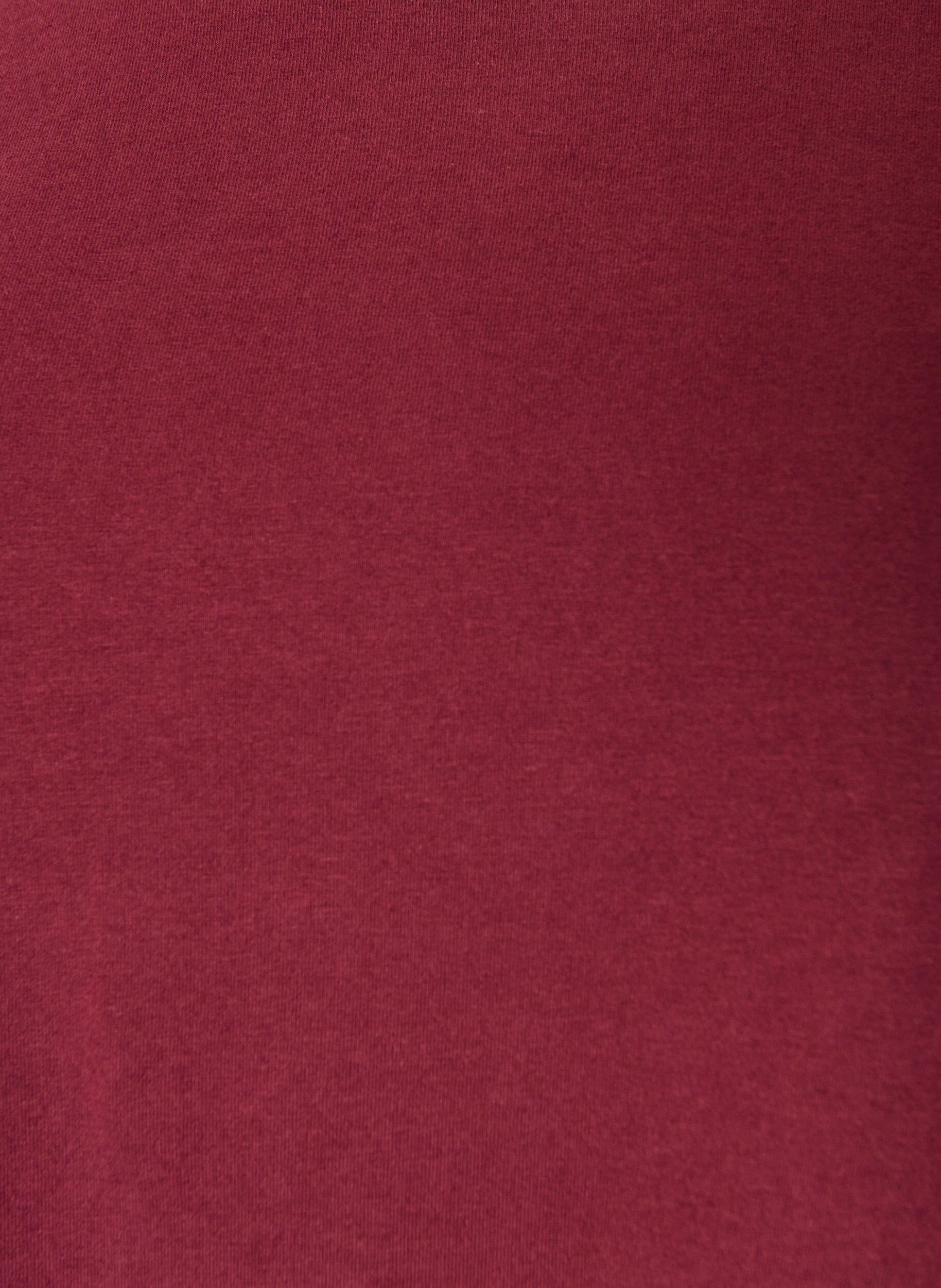 ZizziBasic jerseyblouse met lange mouwen, Rood, Packshot image number 2