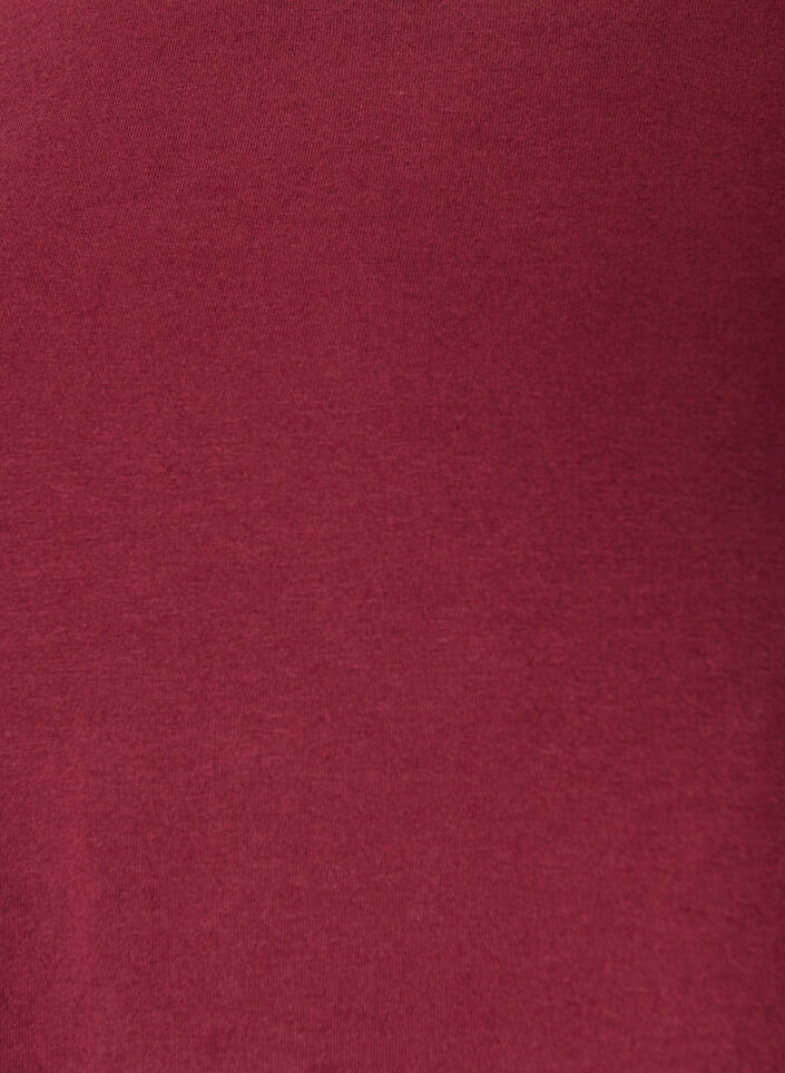 Basic jerseyblouse met lange mouwen, Rood, Packshot image number 2