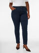 Slim fit Emily jeans met normale taille, Blauw, Model image number 3