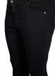 Cropped Amy jeans met rits, Zwart, Packshot image number 2