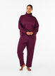Blouse met turtleneck in modalmix, Donker Bordeaux, Model image number 1