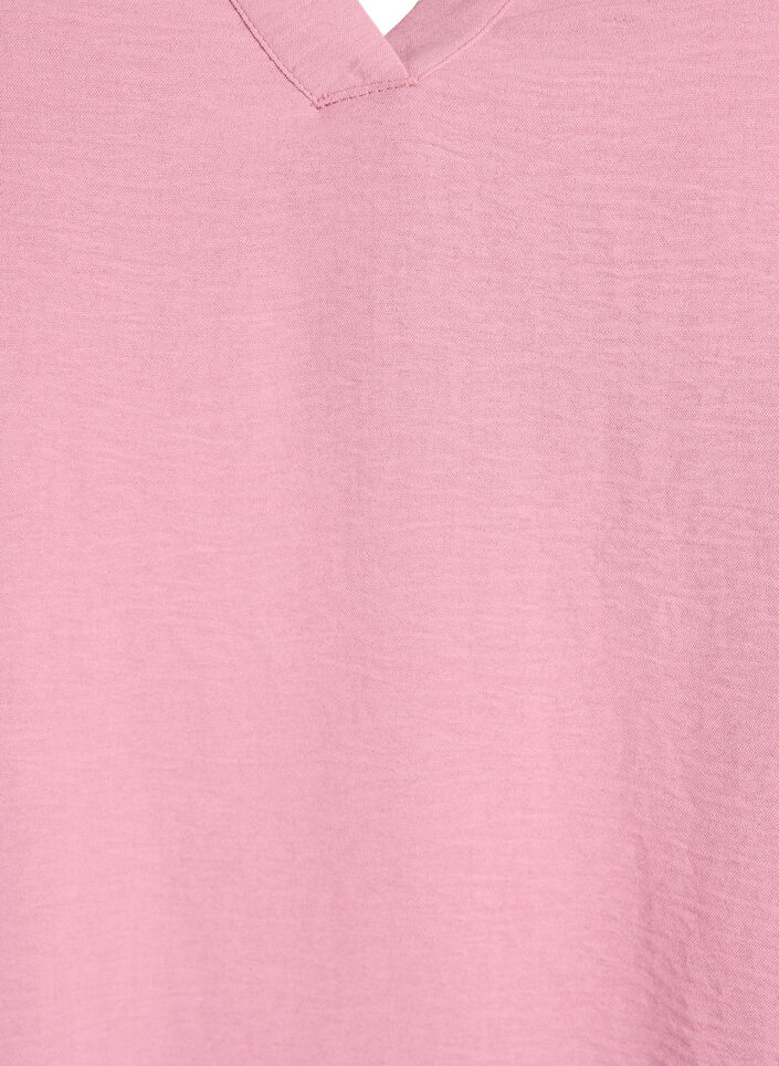 Blouse met 3/4 mouwen, Roze, Packshot image number 2