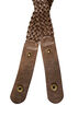 Gevlochten elastische riem, Bruin, Packshot image number 1