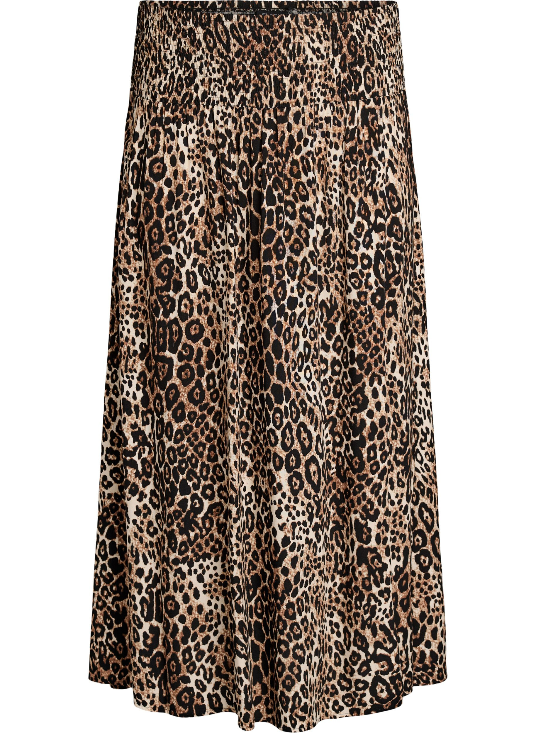 FLASH - Viscose maxi-rok met smock