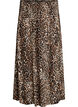 Viscose maxi-rok met smock, Bruin, Packshot image number 0