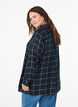 Geruite oversized katoenen shirt, Blauw, Model image number 2