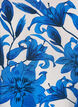 Blouse met bloemenprint en korte ballonmouwen, Vanille, Packshot image number 2