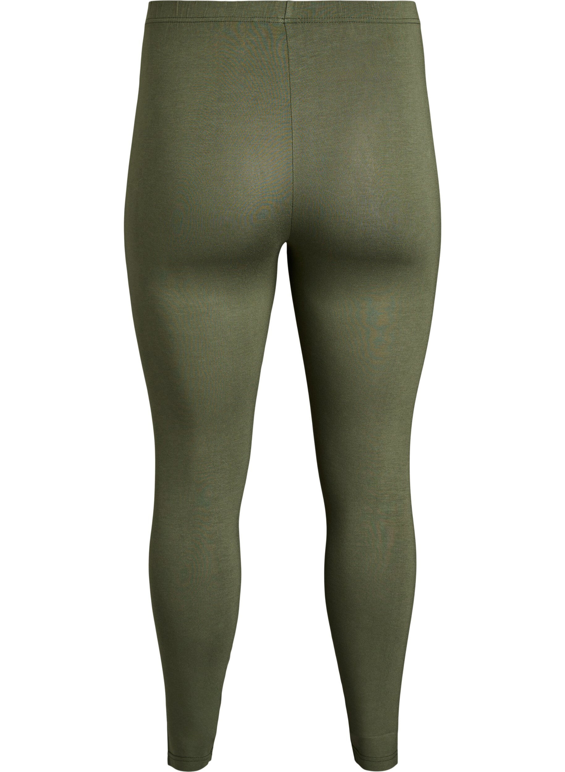 ZizziBasisleggings met extra lengte, Groen, Packshot image number 1