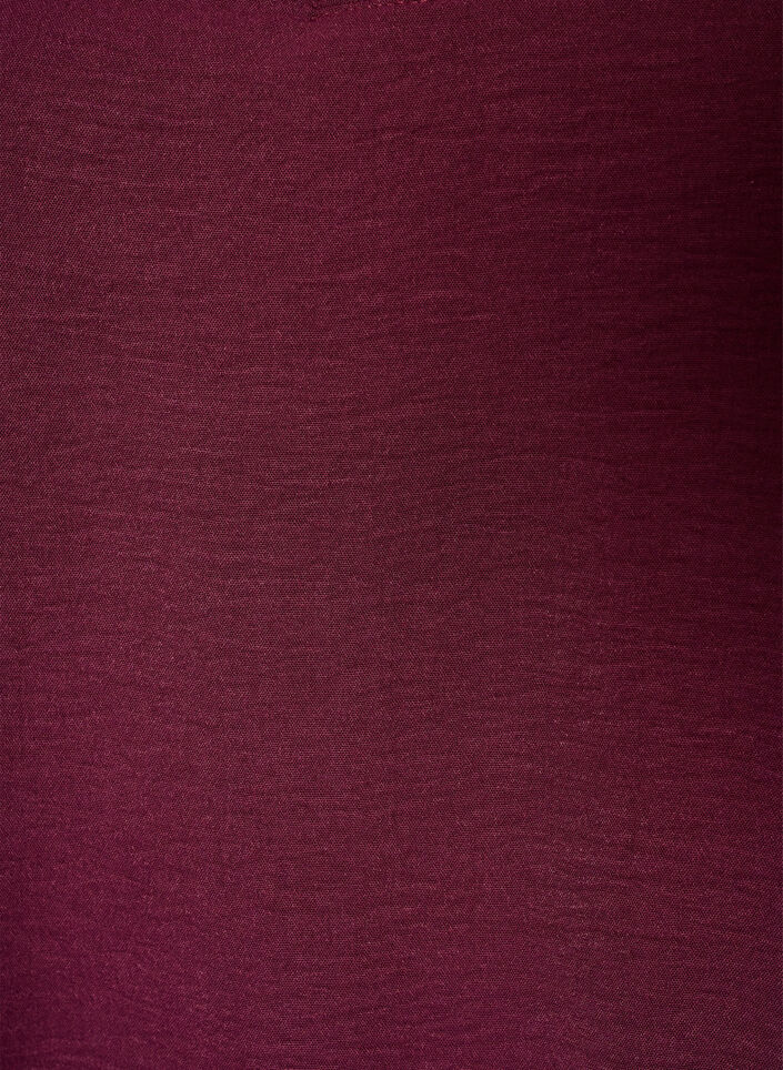 Blouse met kanten mouwen en ballonvorm, Rood, Packshot image number 2