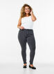 super slim fit Amy jeans met hoge taille, Grijs, Model image number 0