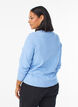 FLASH - Gebreide blouse met ronde hals, Blauw, Model image number 2