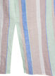 Lange shirt in viscose en linnen, Blauw, Packshot image number 3