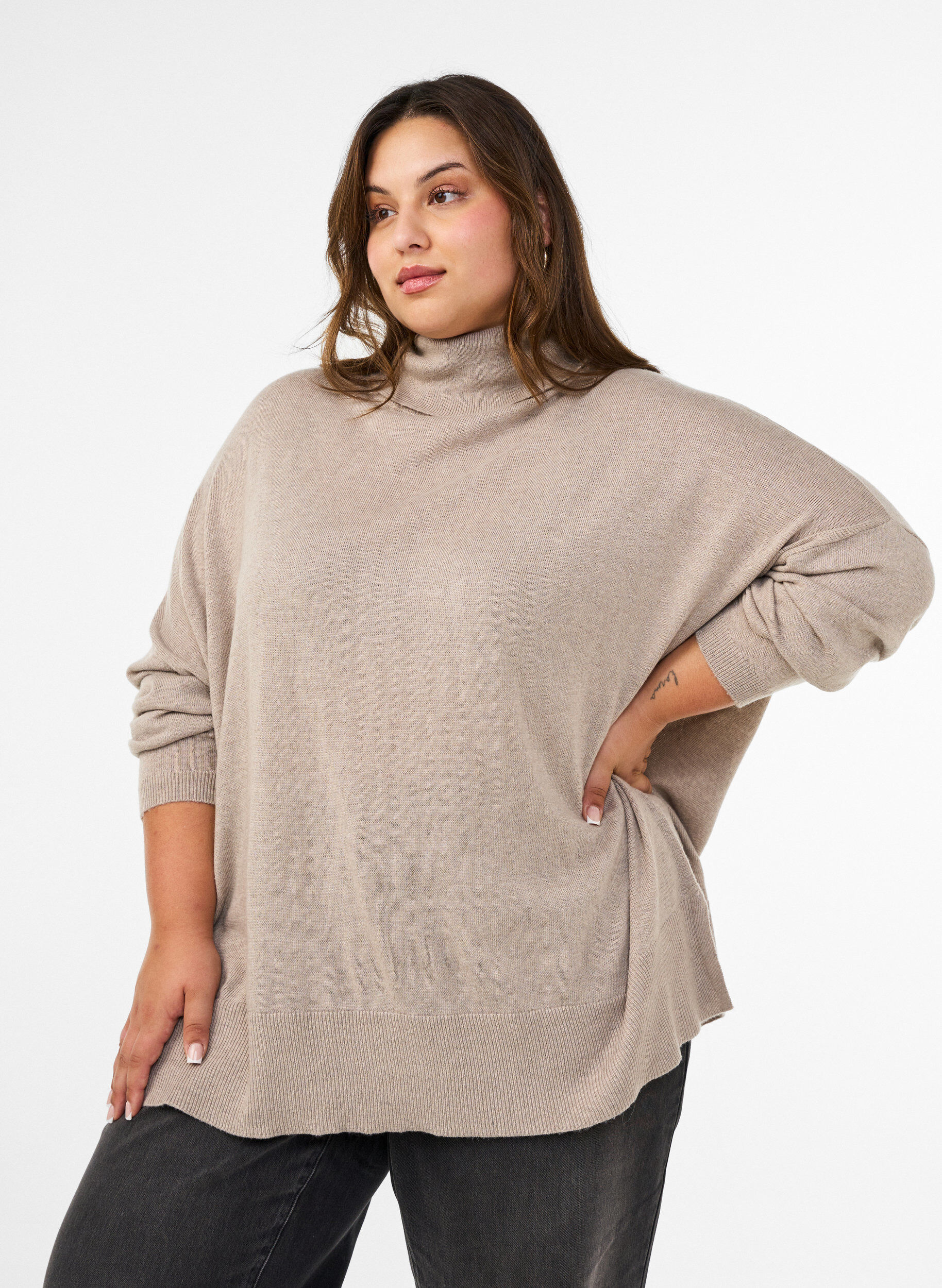 Coltrui met losse pasvorm, Beige, Model