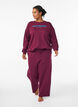 Het sweatshirt met tekstprint, Donker Bordeaux, Model image number 1