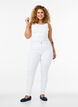 super slim fit Amy jeans met hoge taille, Wit, Model image number 0