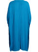 Kaftan strandjurk met knopen, Blauw, Packshot image number 1