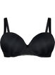 Voorgevormde bh met mesh, Zwart, Packshot image number 0