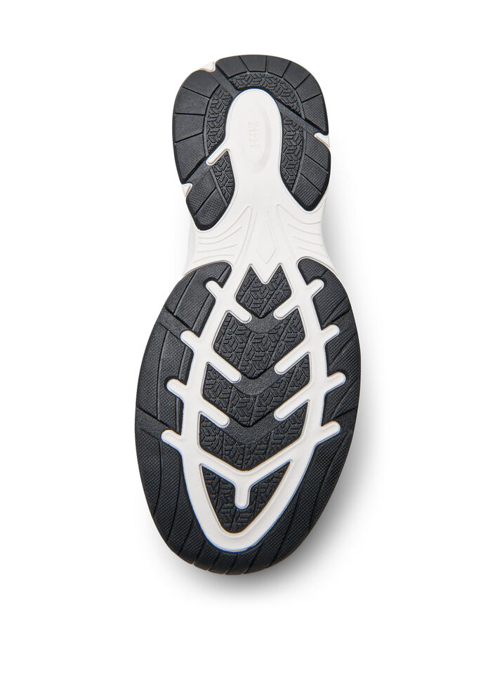 Sneakers van stretchy breimateriaal, Zwart, Packshot image number 5