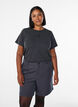 Op maat gemaakte bermudashorts met zakken, Grijs, Model image number 0