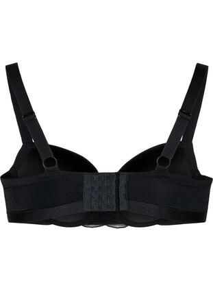 ZizziVoorgevormde bh met mesh, Black, Packshot image number 1