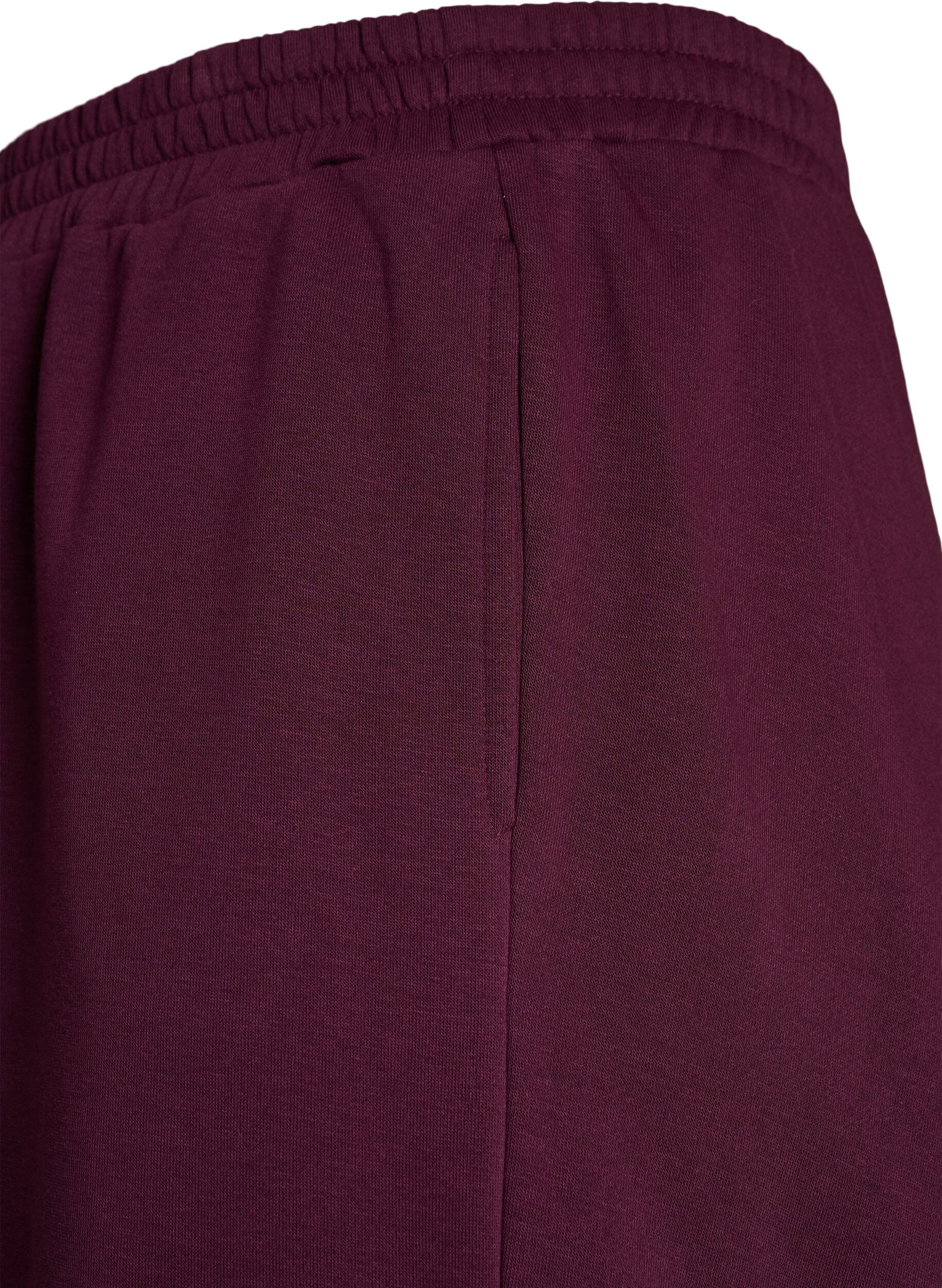 ZizziSweatpants met hoge taille en wijde pijpen, Paars, Packshot image number 2