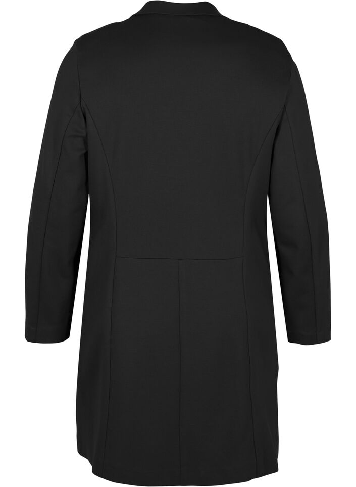 Lange blazer, Black, Packshot image number 1