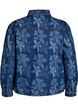 Denimjack met bloemenpatroon, Blauw, Packshot image number 1