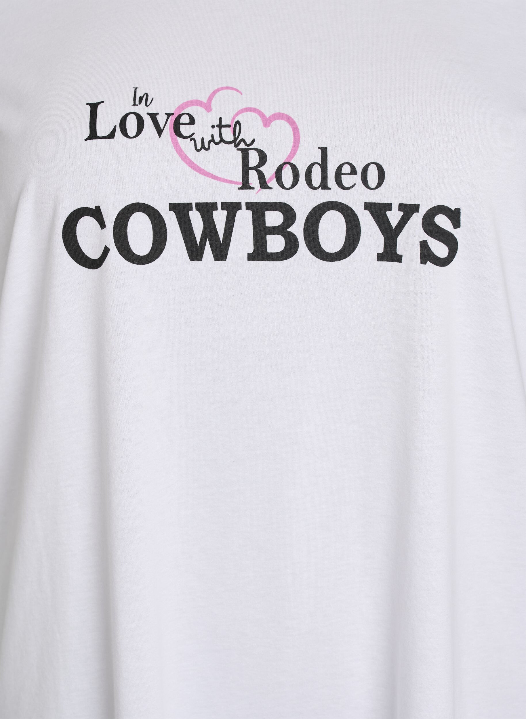 ZizziT-shirt met print, Wit, Packshot image number 2