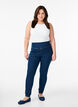 Rekbare jeggings met een hoge taille, Blauw, Model image number 0