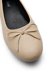 Wide fit - Ballerina met strikje, Beige, Packshot image number 3