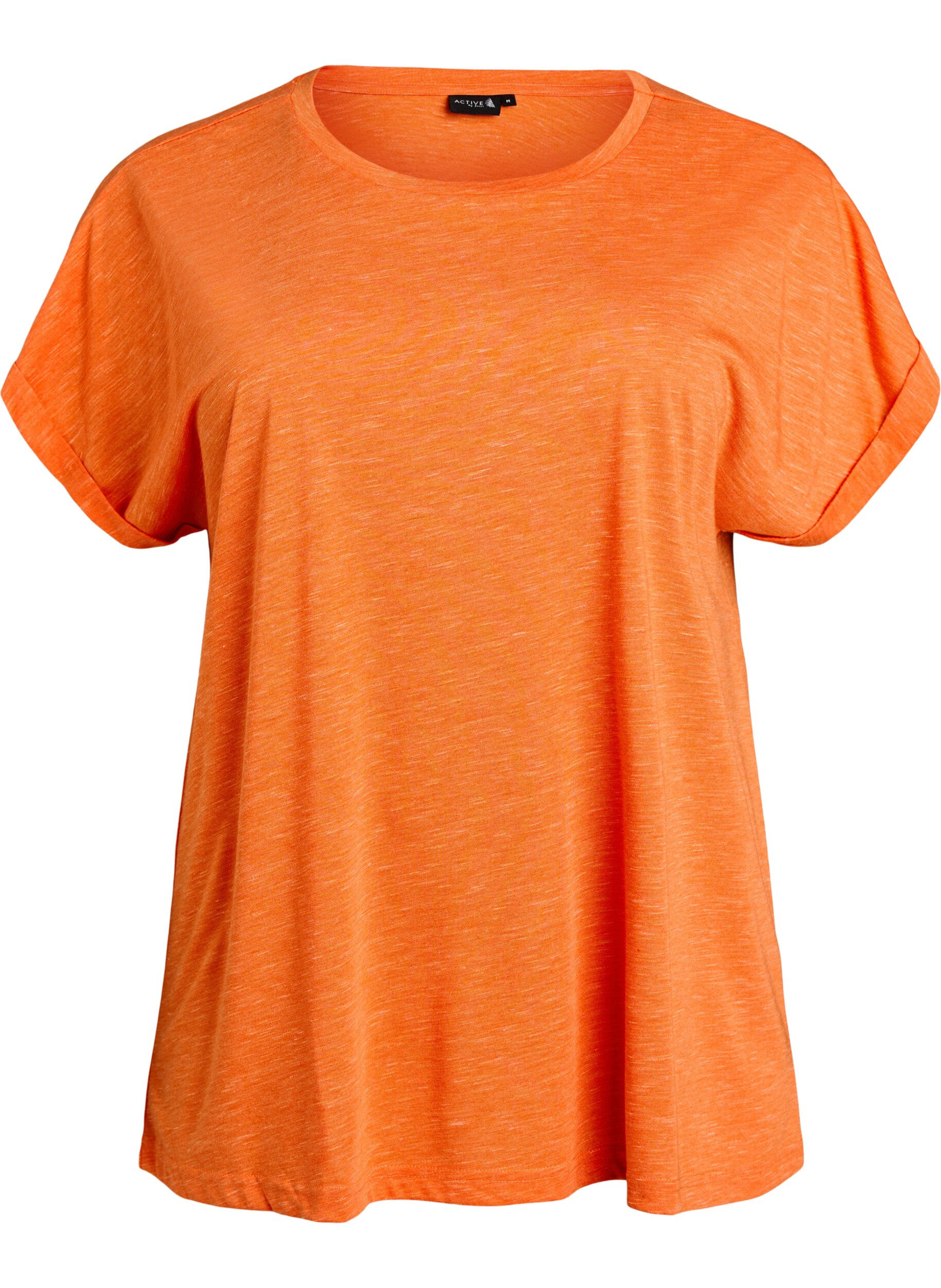 Los workout T-shirt met korte mouwen