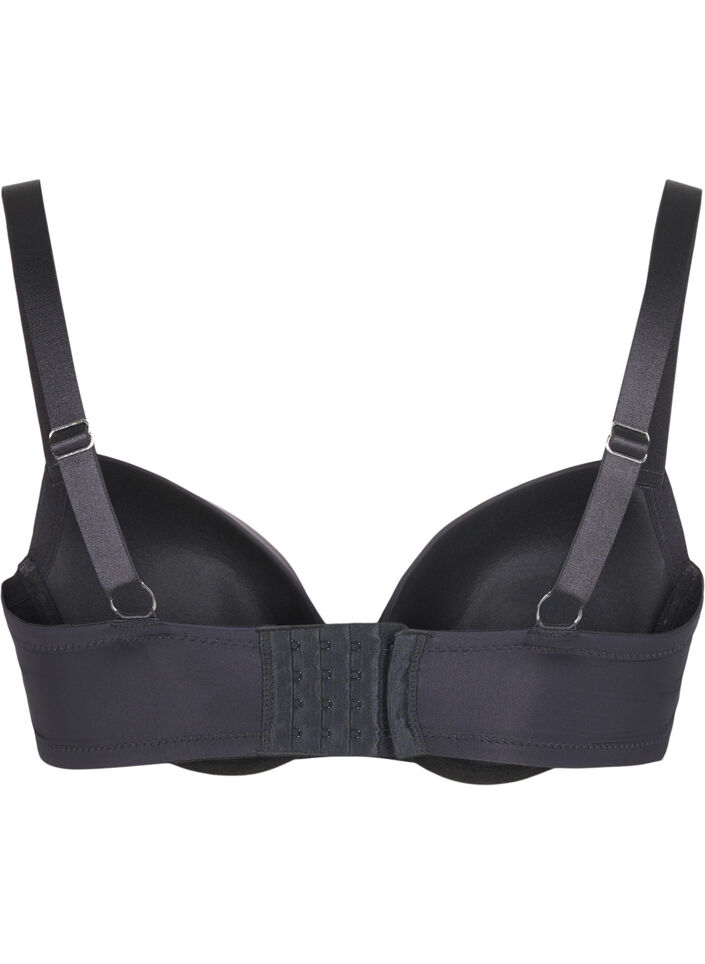 Gevormde bh met sierstenen, Black, Packshot