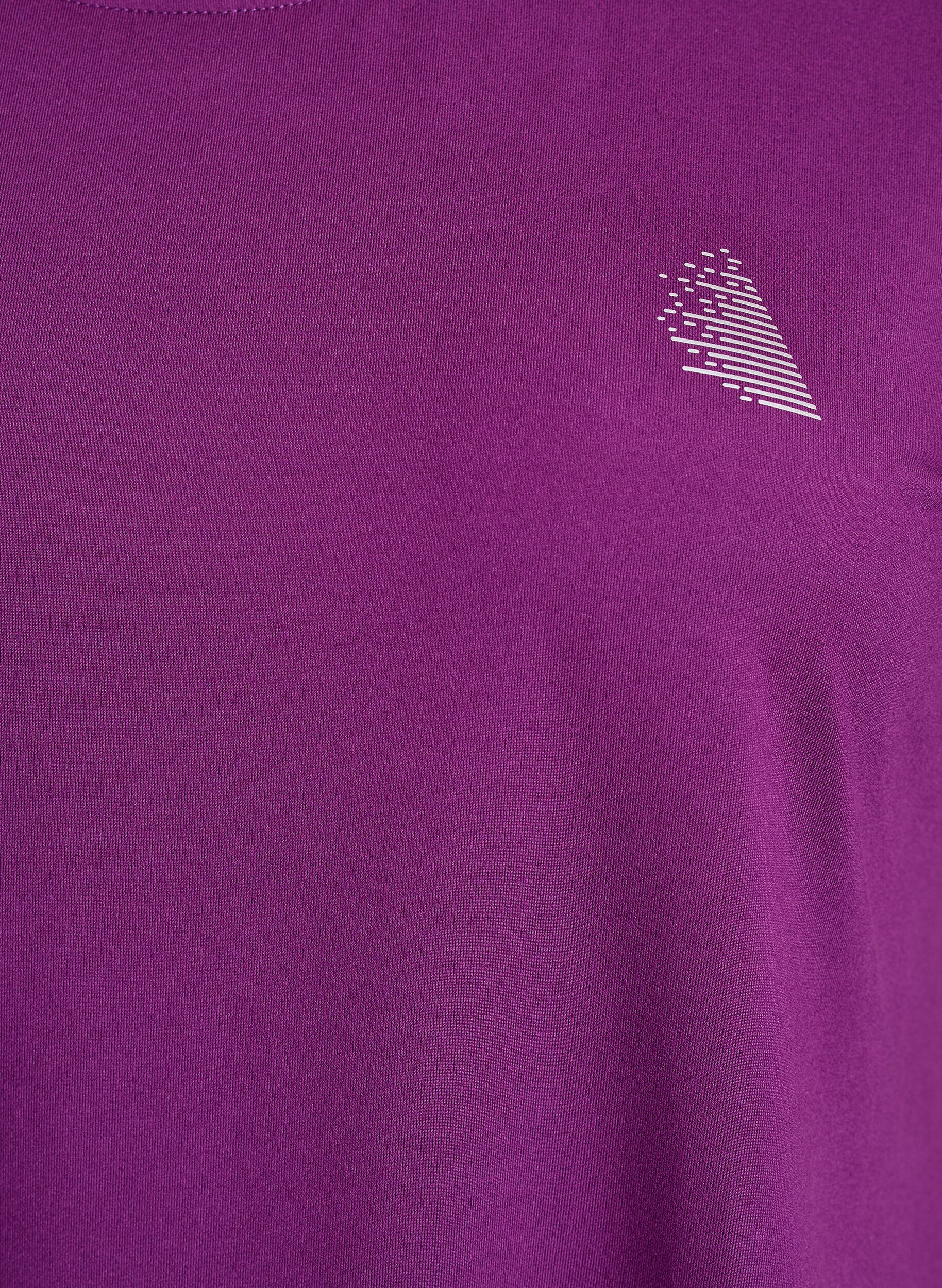Zizzi T-shirt long d'entra&icirc;nement, Violet, Packshot image number 2