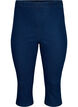 FLASH - denim capri broek met hoge taille en slanke pasvorm, Blauw, Packshot image number 0
