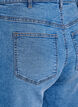 Losse denim shorts met hoge taille, Blauw, Packshot image number 3