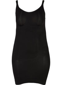 Shapewear jurk met dunne bandjes, Zwart Shapewear jurk met dunne bandjes