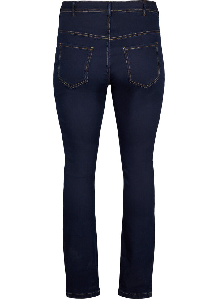 Extra slim fit Amy jeans met hoge taille, Blauw, Packshot image number 1