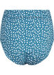 Bikinibroekje met extra hoge taille en bloemenprint, Blauw, Packshot image number 1