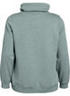 Sweatshirt met hoge kraag en zakken, Groen, Packshot image number 1