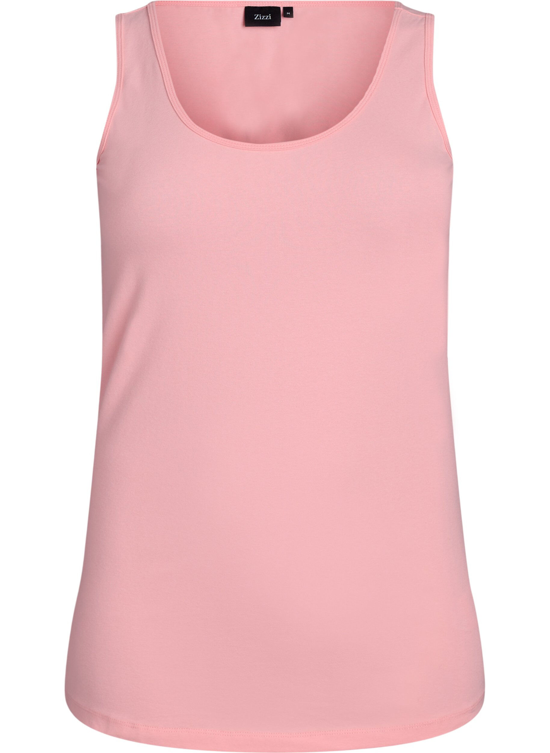 Effen basic top in katoen