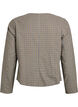 Korte jas met goudkleurige knopen, Bruin, Packshot image number 1