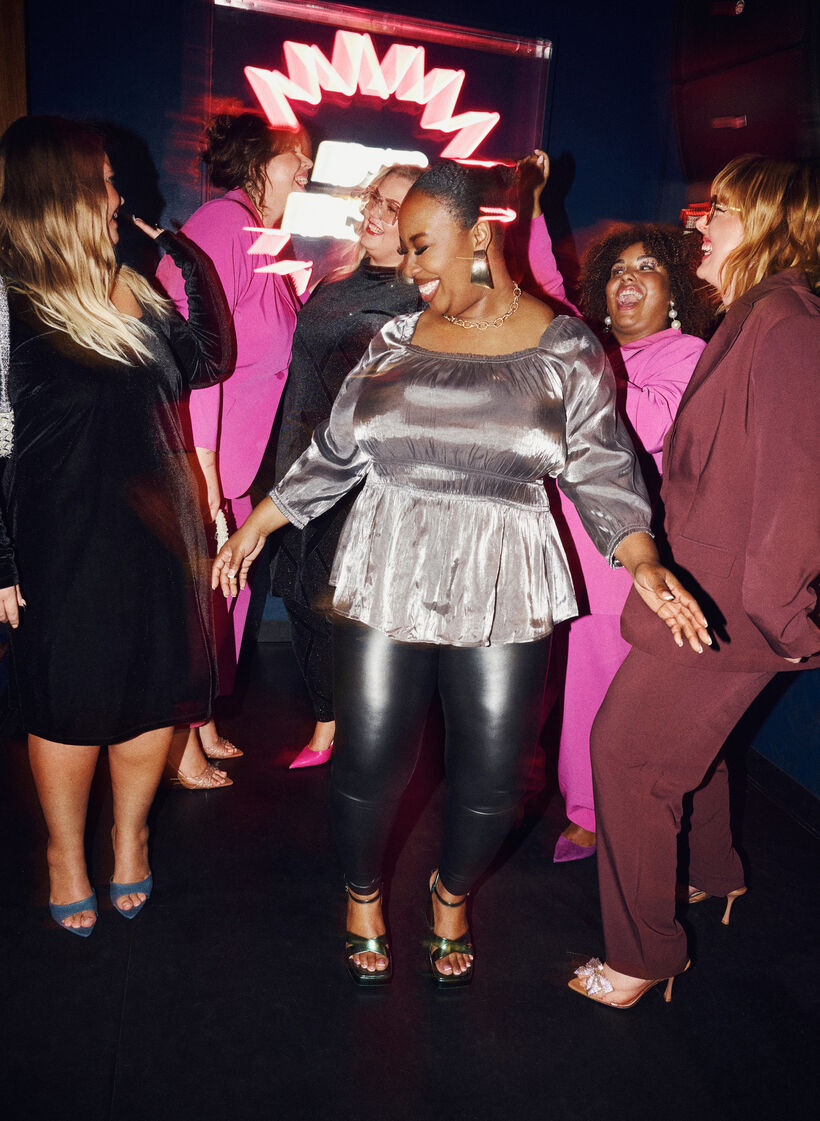 Gecoate leggings met voering, Zwart, Image image number 0