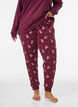 Bedrukte pyjamabroek, Rood, Model image number 0