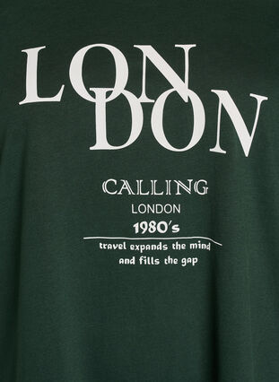 ZizziFLASH - T-shirt met print, Scarab London, Packshot image number 2