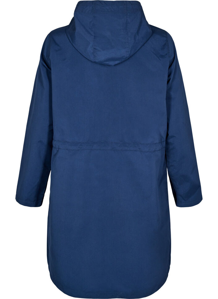 FLASH - Lichtgewicht parka met een capuchon, Blauw, Packshot image number 1