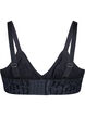 Beha met volledige bedekking en tekstopdruk, Black, Packshot image number 1
